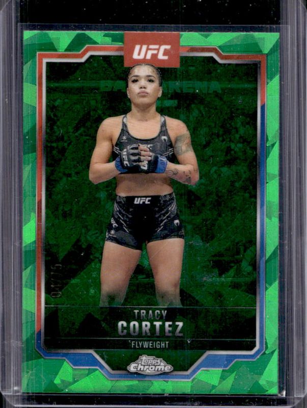 2025 Topps Chrome UFC Sapphire Edition #134 Green /75