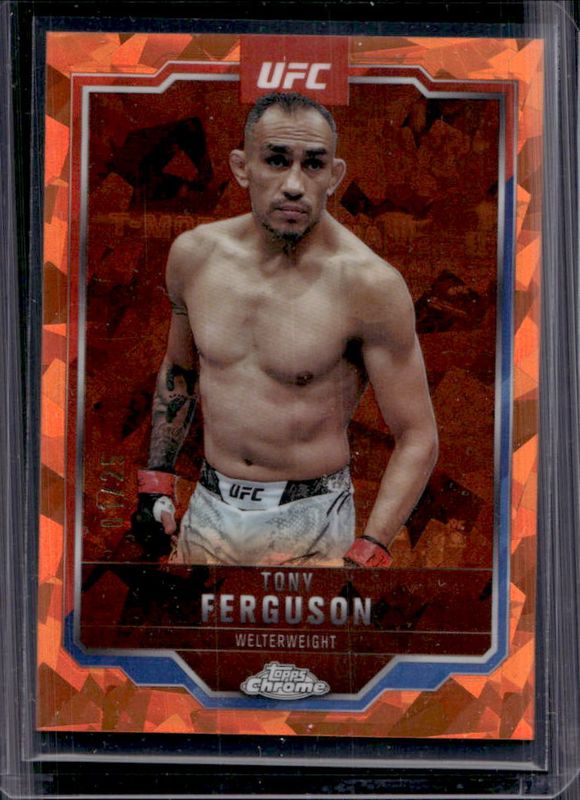 2025 Topps Chrome UFC Sapphire Edition #171 Orange /25