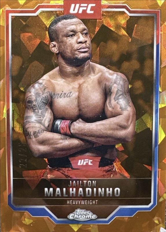 2025 Topps Chrome UFC Sapphire Edition #112 Orange /25