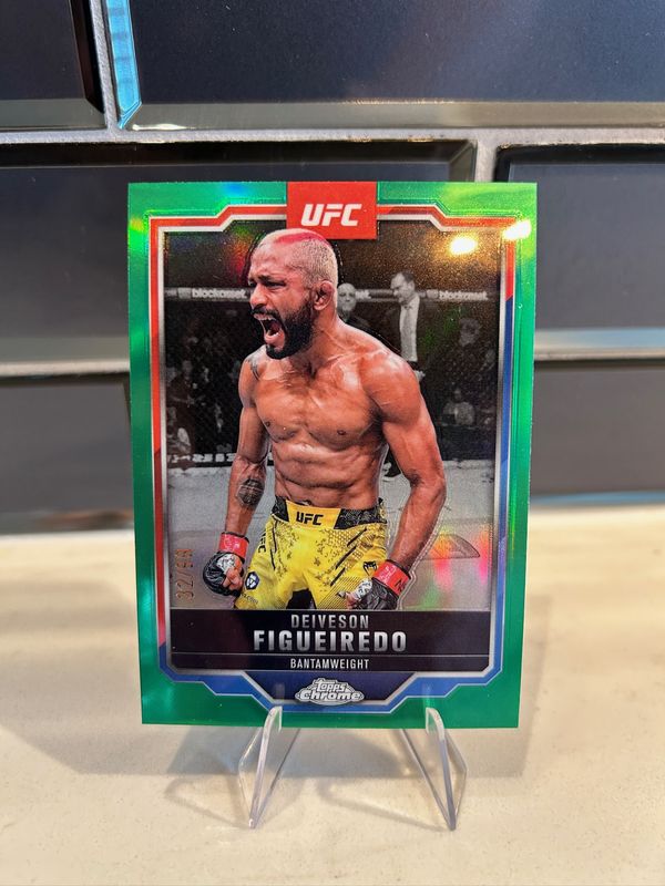 2025 Topps Chrome UFC Sapphire Edition #186 Green /75