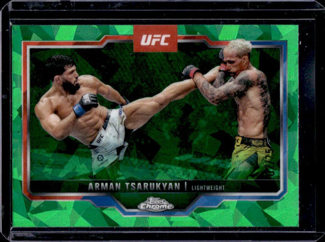 2025 Topps Chrome UFC Sapphire Edition #94 Green /75