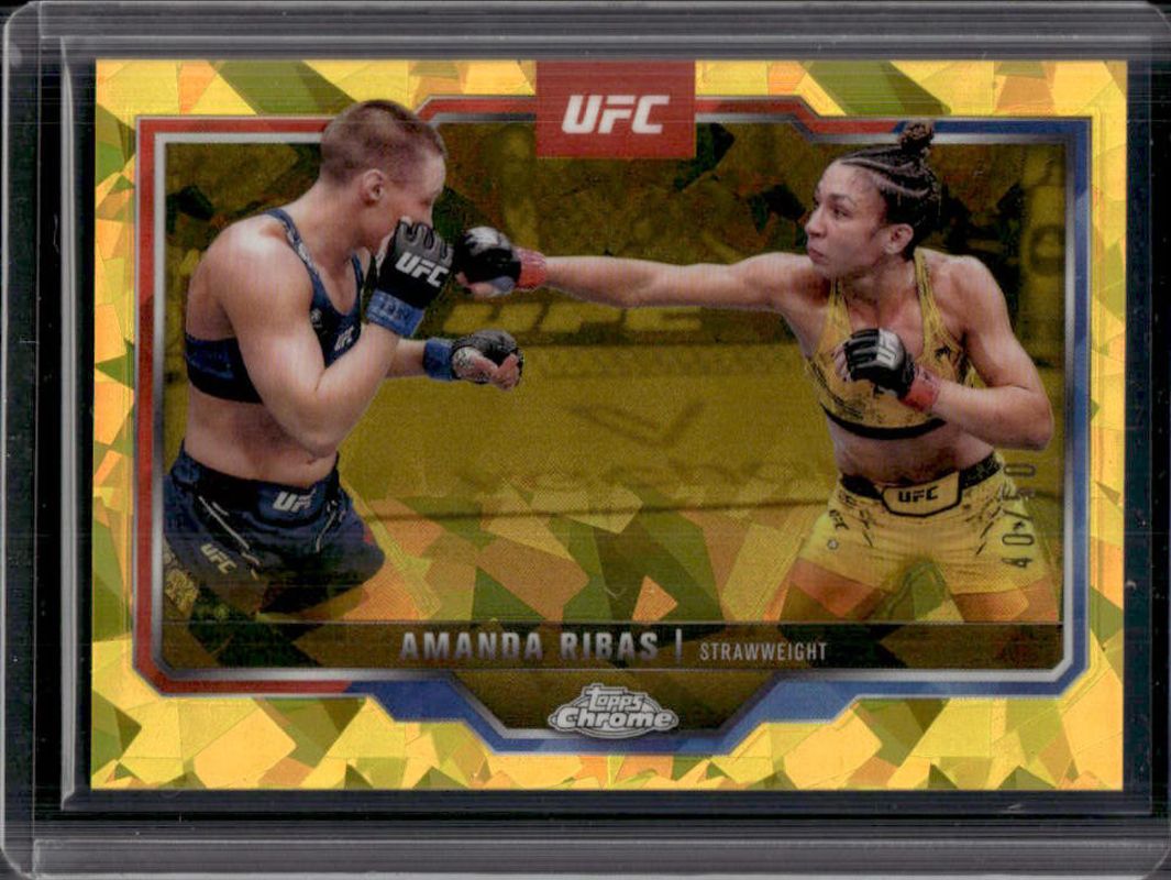 2025 Topps Chrome UFC Sapphire Edition #184 Gold /50