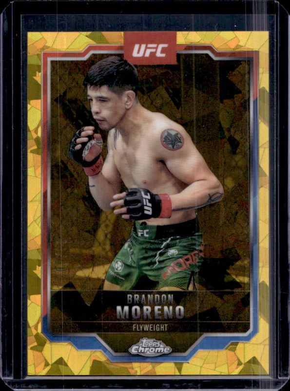 2025 Topps Chrome UFC Sapphire Edition #46 Gold /50