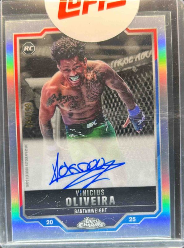 2025 Topps Chrome UFC Sapphire Edition #CRA-VO Rookie Autographs