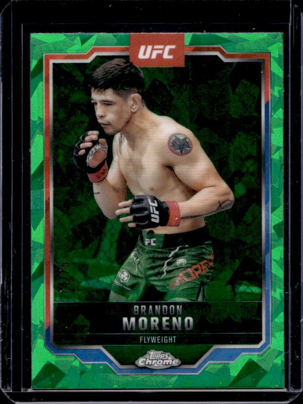 2025 Topps Chrome UFC Sapphire Edition #46 Green /75