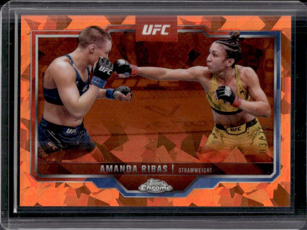 2025 Topps Chrome UFC Sapphire Edition #184 Orange /25