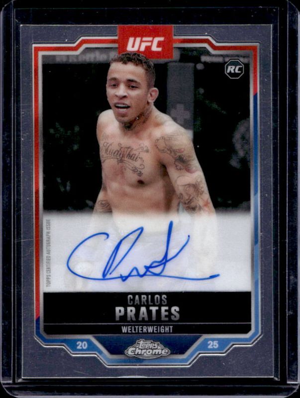 2025 Topps Chrome UFC Sapphire Edition #CRA-CP Rookie Autographs