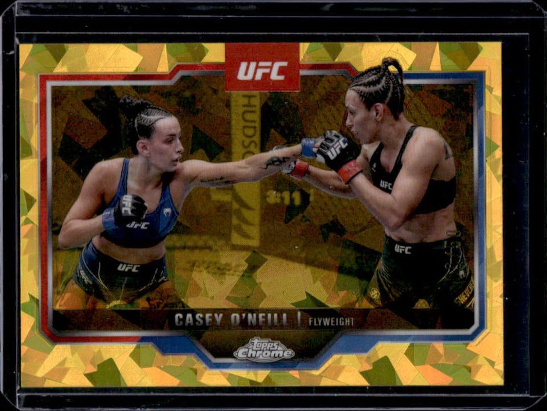 2025 Topps Chrome UFC Sapphire Edition #133 Gold /50