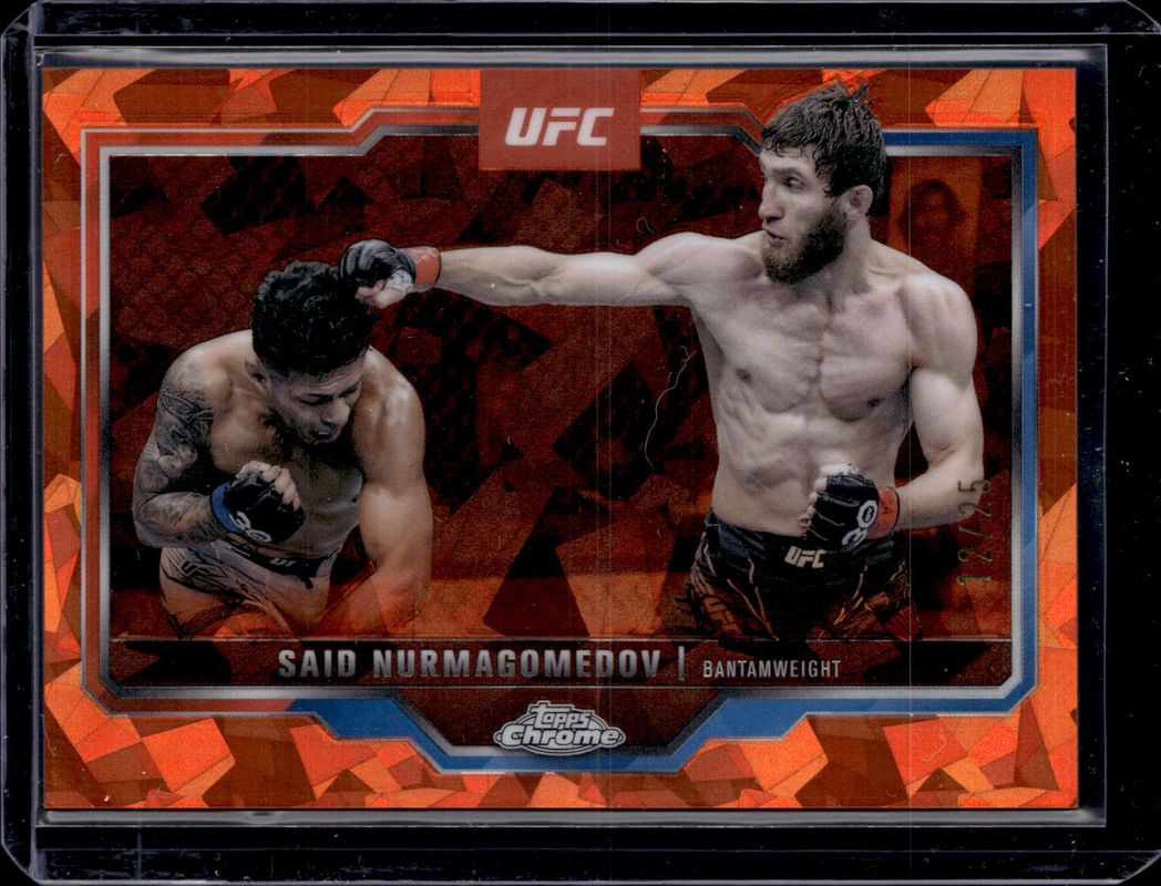 2025 Topps Chrome UFC Sapphire Edition #84 Orange /25