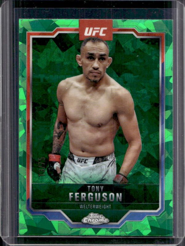 2025 Topps Chrome UFC Sapphire Edition #171 Green /75