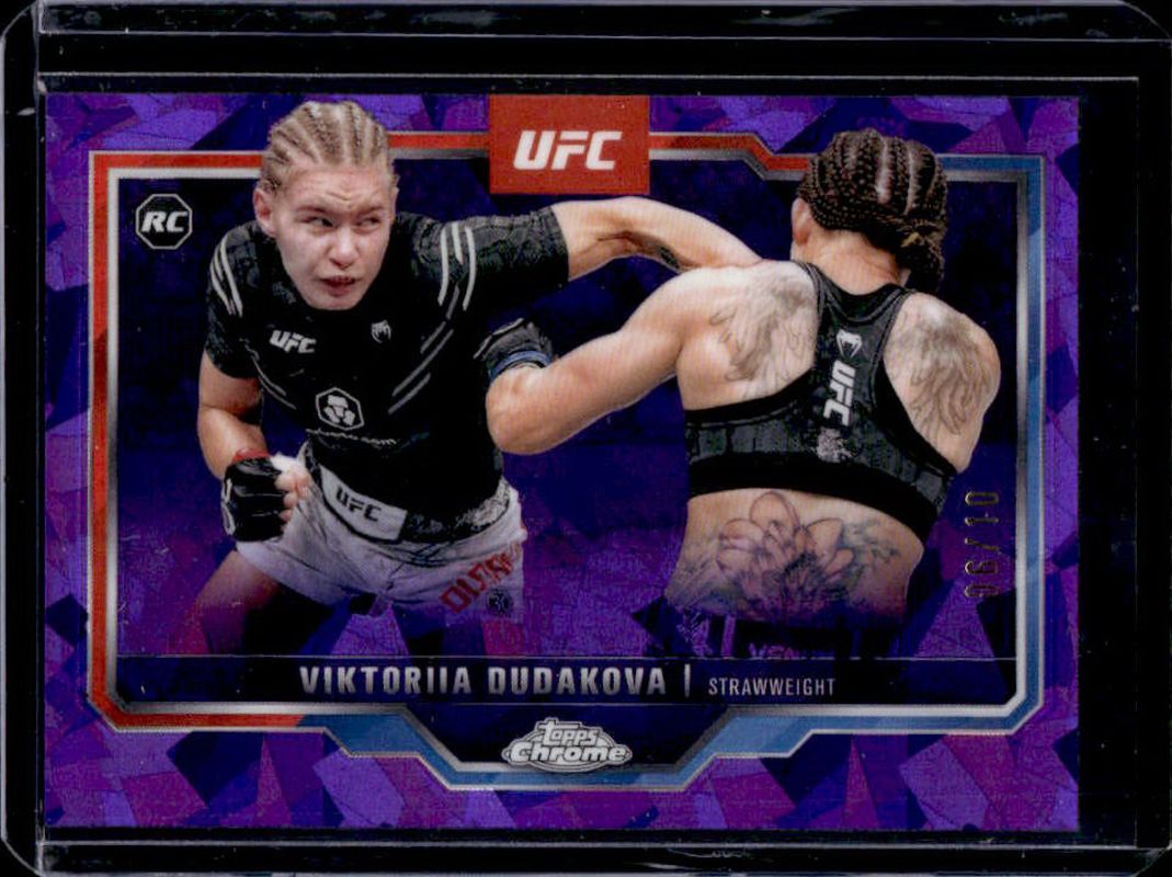 2025 Topps Chrome UFC Sapphire Edition #4 Purple /10