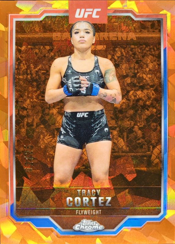 2025 Topps Chrome UFC Sapphire Edition #134 Orange /25