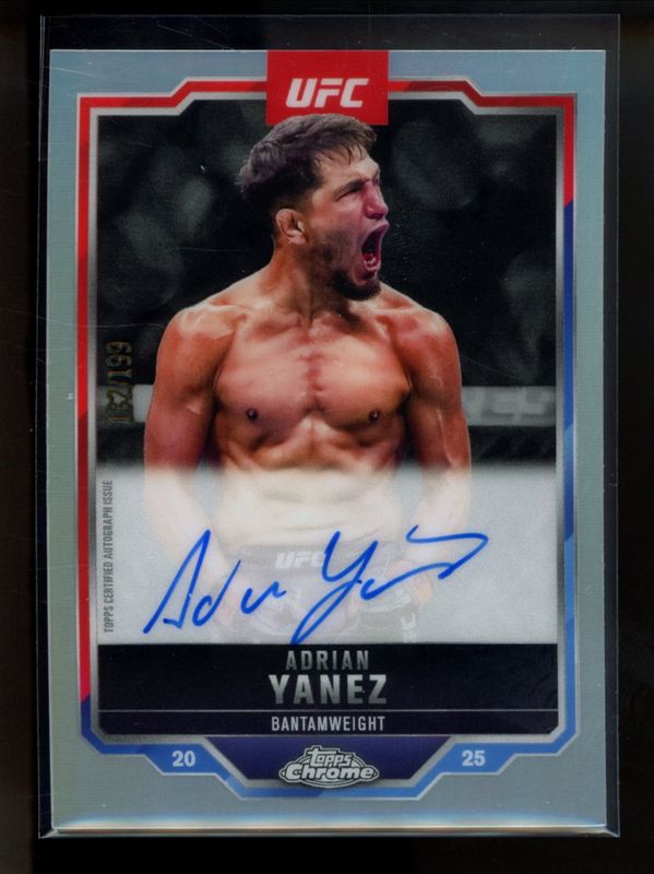 2025 Topps Chrome UFC Sapphire Edition #CVA-AY Veteran Autographs