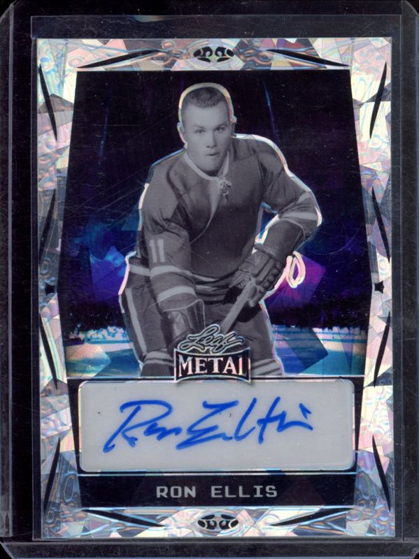 2024 Leaf Metal Hockey Legends #BA-RE1 Autographs PETG Acetate Rounds /10