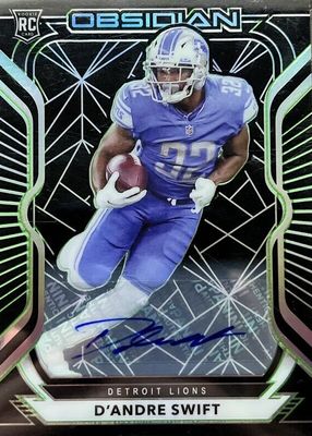 2020 Obsidian #115 Rookie Autographs - Electric Etch Green (/50)
