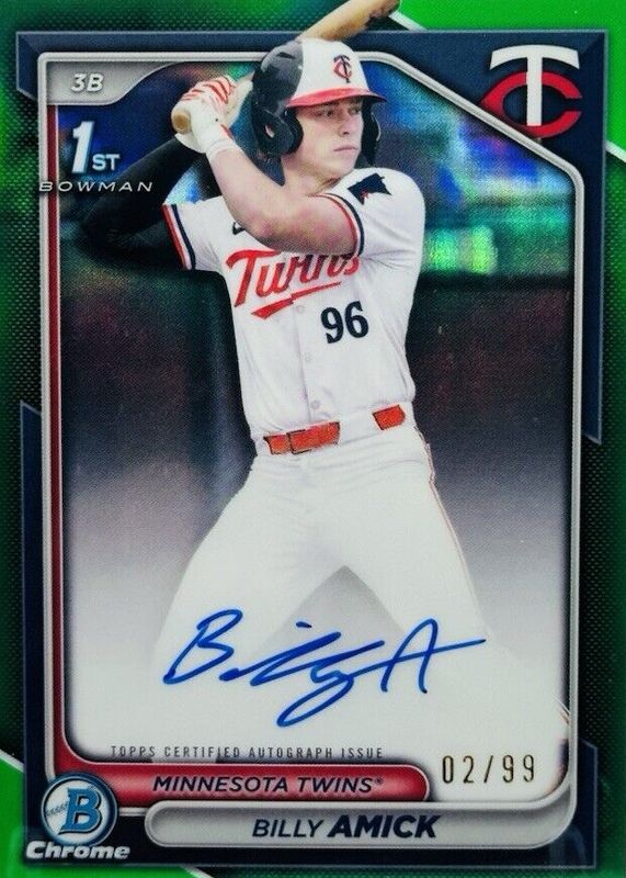 2024 Bowman Draft #CPA-BA Chrome DP Auto - Green Refractor /99 (1st)