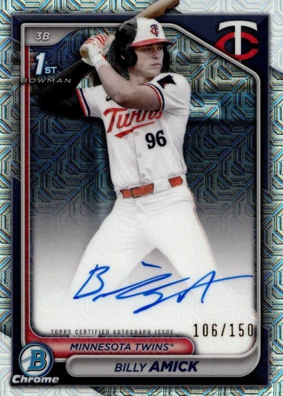 2024 Bowman Draft #CPA-BA Chrome DP Auto - HTA Choice Refractor /150 (1st)