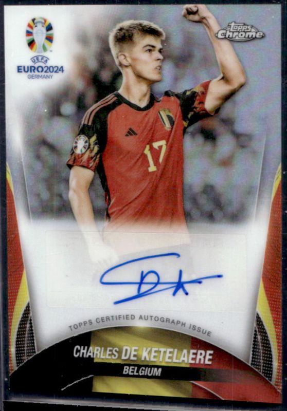 2023 Topps Chrome UEFA Euro #CA-CD Chrome Autographs