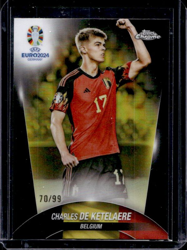 2023 Topps Chrome UEFA Euro #89 Color Match Refractor /99