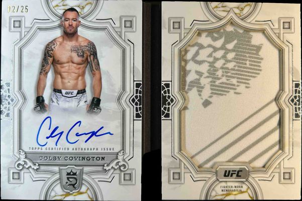 2024 Topps UFC Royalty #JRB-CCN Autographed Jumbo Relic Booklet /25