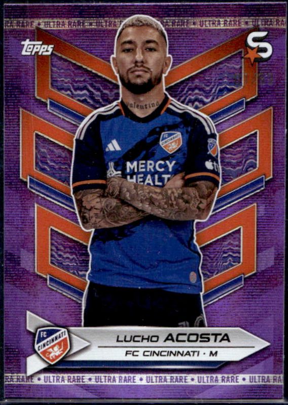 2024 Topps MLS Superstars #50 Ultra Rare Purple /99