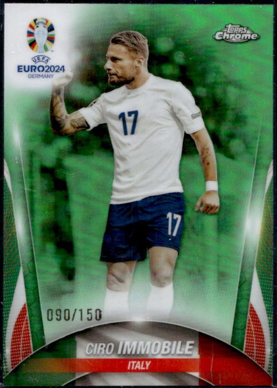 2023 Topps Chrome UEFA Euro #139 Neon Green Refractor /150