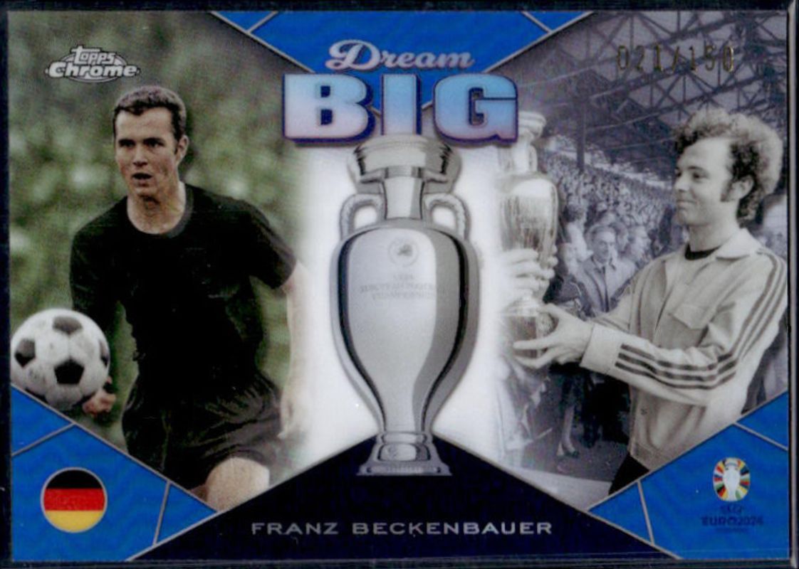 2023 Topps Chrome UEFA Euro #DB-4 Dream Big - Blue Refractor /150