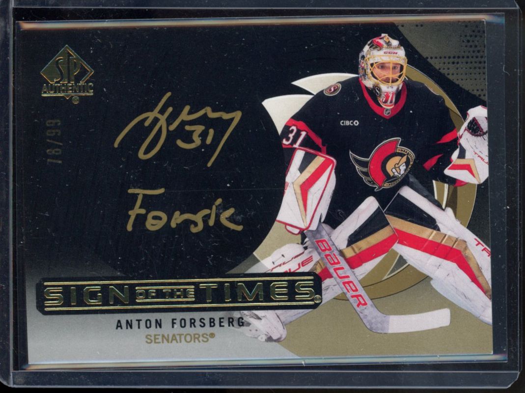 2024 SP Authentic #SOTT-AF Sign of the Times - Black /99