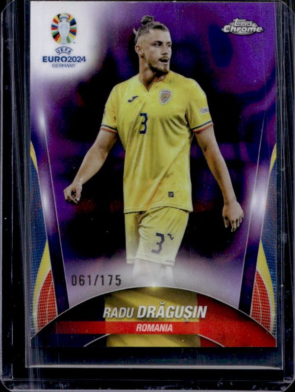 2024 Topps Chrome UEFA Euro #111 Purple Lava Refractor /175