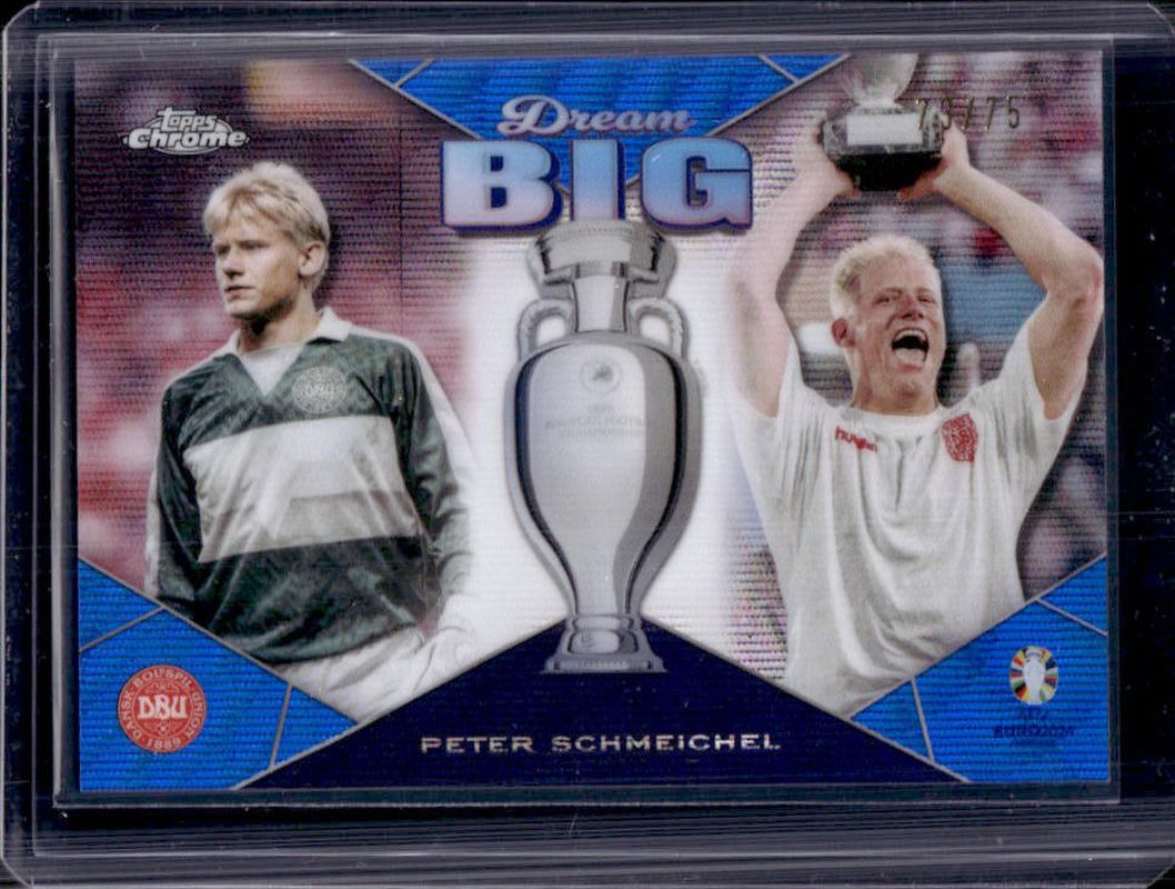 2023 Topps Chrome UEFA Euro #DB-1 Dream Big - Blue Wave Refractor /75