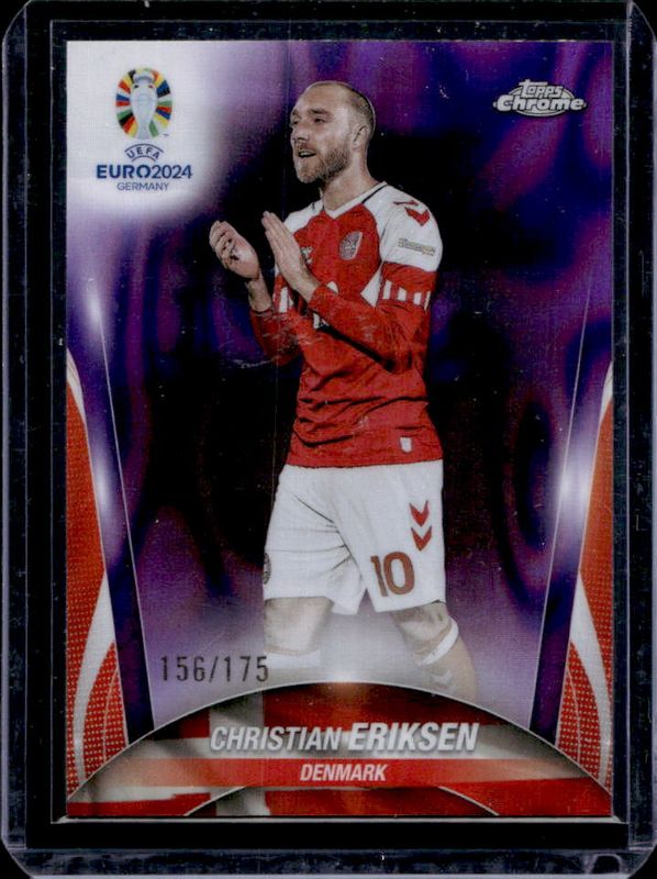 2023 Topps Chrome UEFA Euro #43 Purple Lava Refractor /175