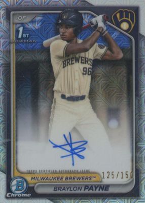 Topps - 5枚限定 Bowman Draft Braylon Payne PSA 9 2024 Bowman Draft Braylon Payne | eBay