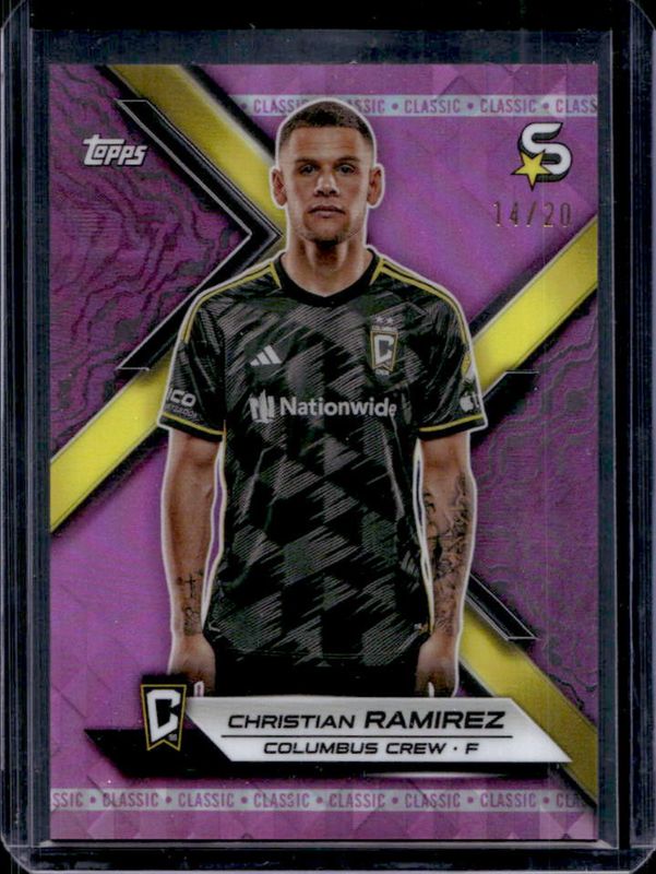 2024 Topps MLS Superstars #170 Classic Pink Chrome Refractor /20
