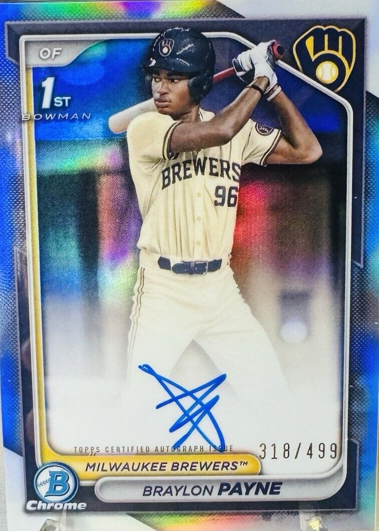 Braylon Payne Baseball Cards Price Guide - Sports Card Investor