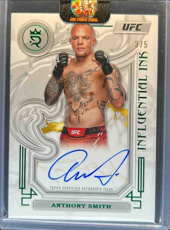 2024 Topps UFC Royalty #IIA-ASH Influential Ink - Green /5