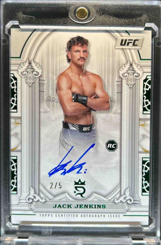 2024 Topps UFC Royalty #II-JJ Imperial Ink - Green /5