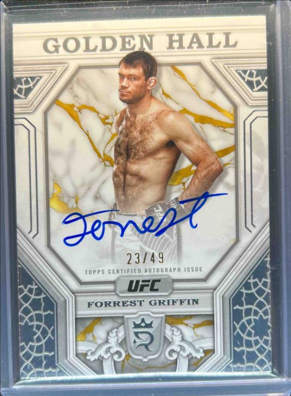 2024 Topps UFC Royalty #GH-FG Golden Hall Autographs /99