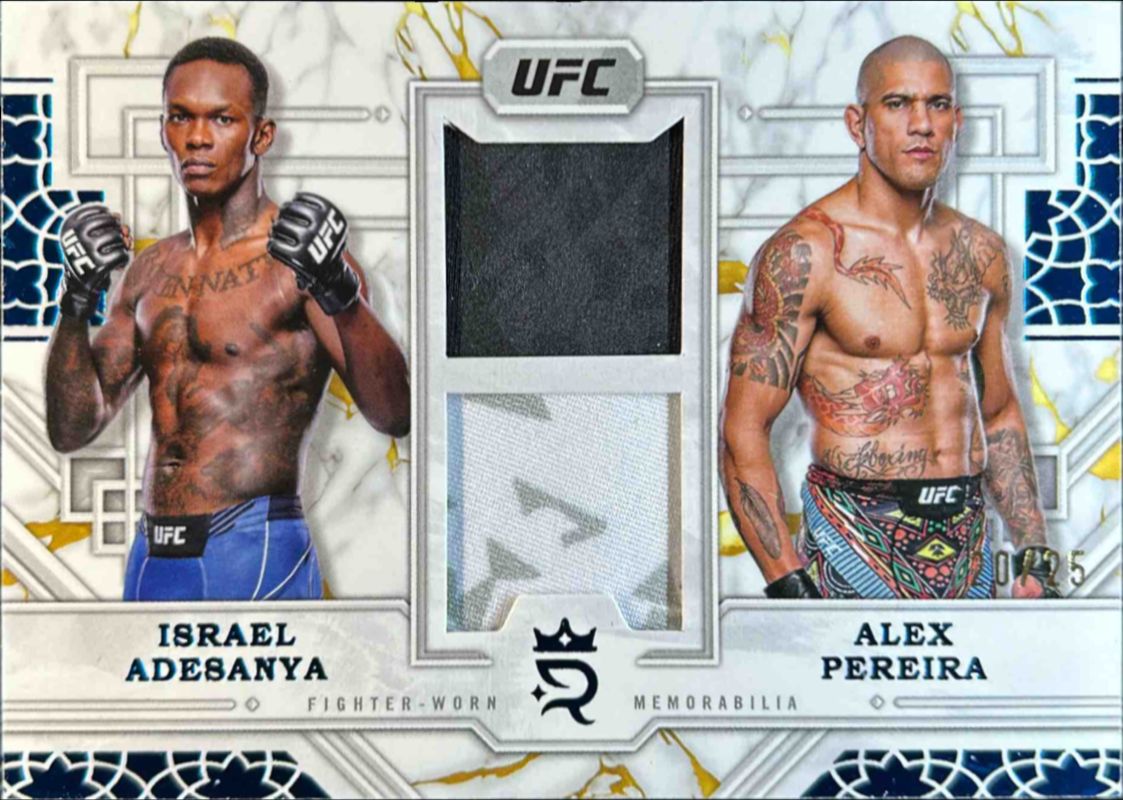 2024 Topps UFC Royalty #PSP-10 Prodigious Pairings - Blue /25