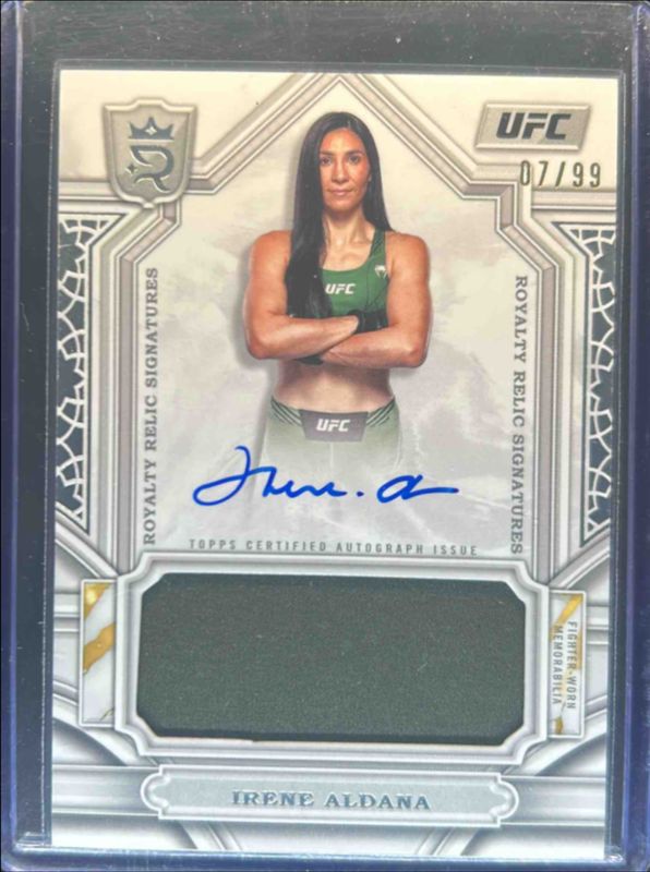 2024 Topps UFC Royalty #RYS-IAA Royalty Relic Signatures /99