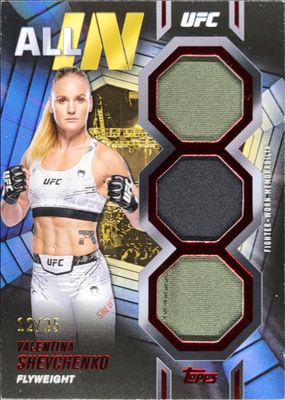 2024 Topps Knockout UFC #AIR-VS All In Relics - Red /25