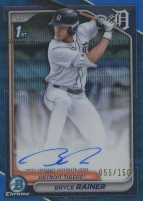 Bryce Rainer 2024 Bowman Draft #CPA-BR Chrome DP Auto (1st) Price 
