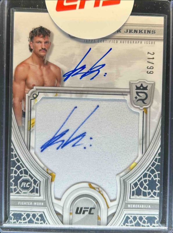 2024 Topps UFC Royalty #RRA-JKJ Rookie Relic Autographs /99