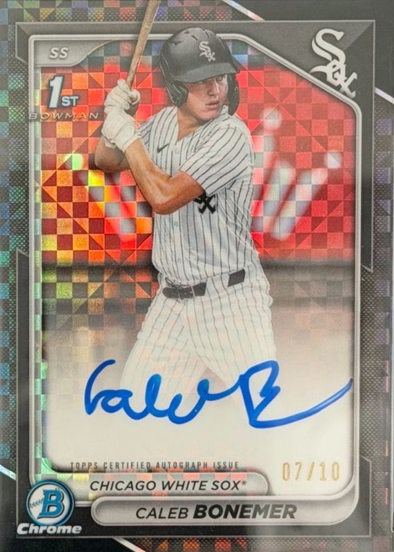 2024 Bowman Draft #CPA-CBO Chrome Prospect Auto - Black X-Fractor /10 (1st)