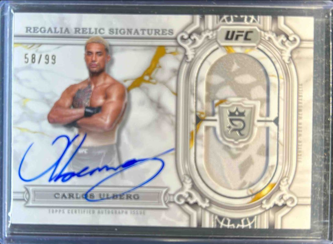 2024 Topps UFC Royalty #RRS-CUG Regalia Relic Signatures /99