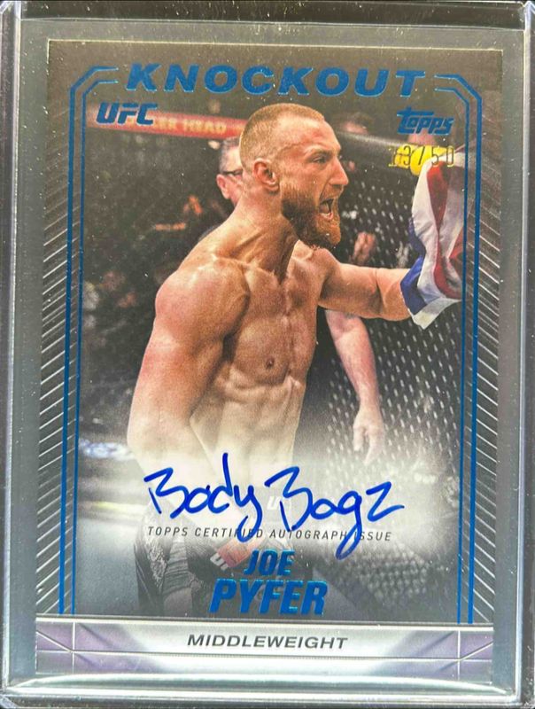2024 Topps Knockout UFC #KNA-JPR Knockout Autographs - Blue /50