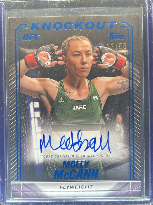 2024 Topps Knockout UFC #KNA-MMN Knockout Autographs - Blue /50