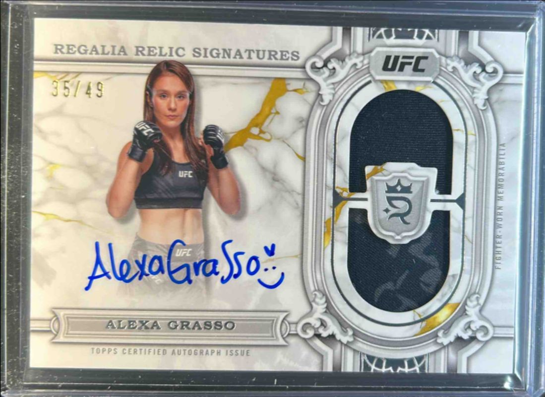 2024 Topps UFC Royalty #RRS-AGO Regalia Relic Signatures /99
