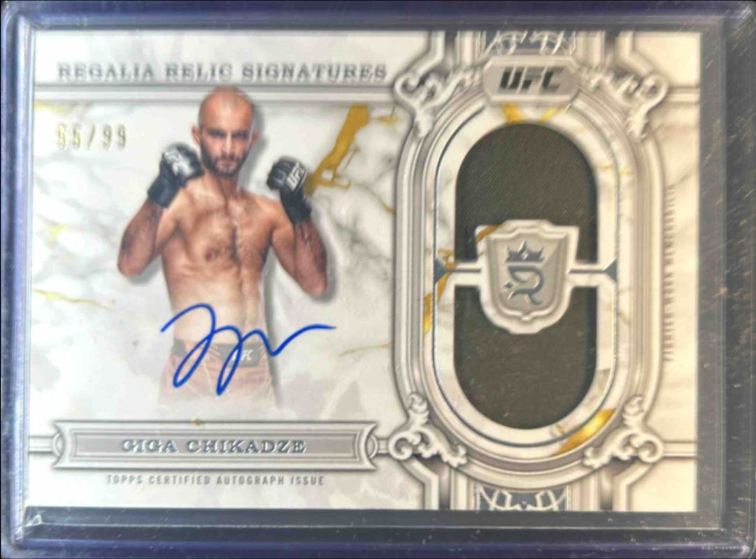 2024 Topps UFC Royalty #RRS-GCE Regalia Relic Signatures /99