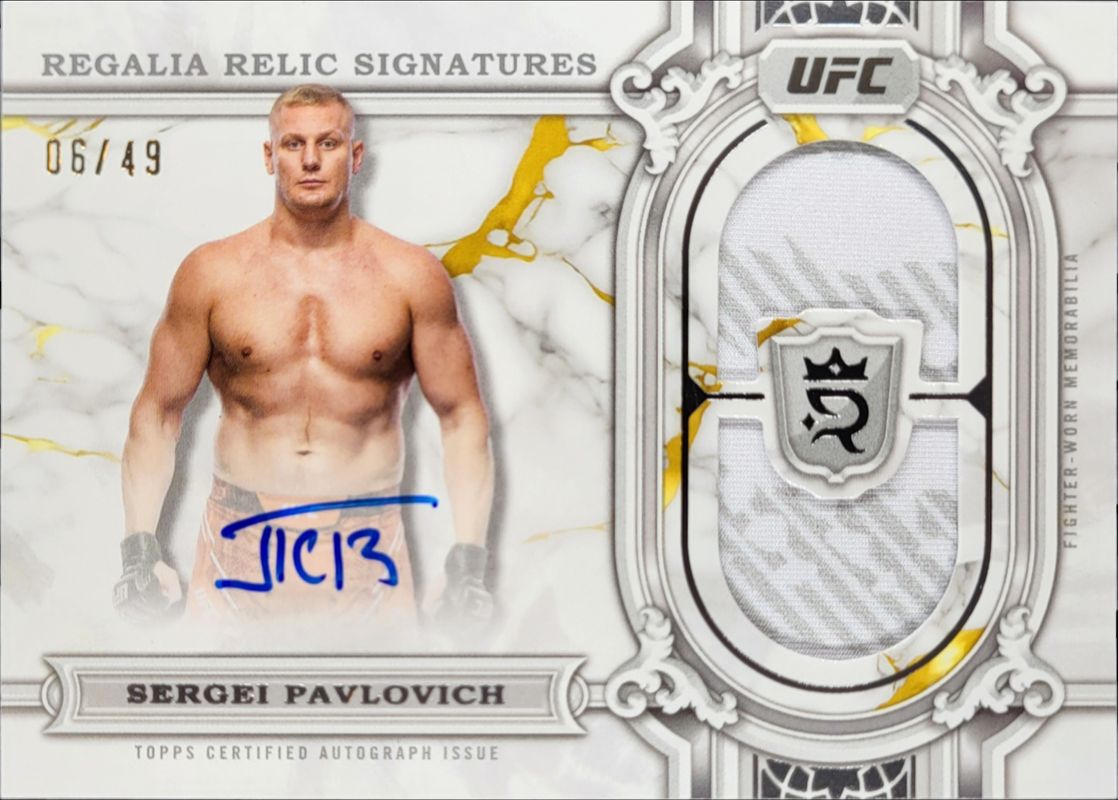 2024 Topps UFC Royalty #RRS-SPH Regalia Relic Signatures /99