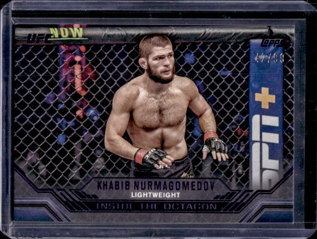 2024 Topps Knockout UFC #ITO-12 Inside the Octagon - Purple /99